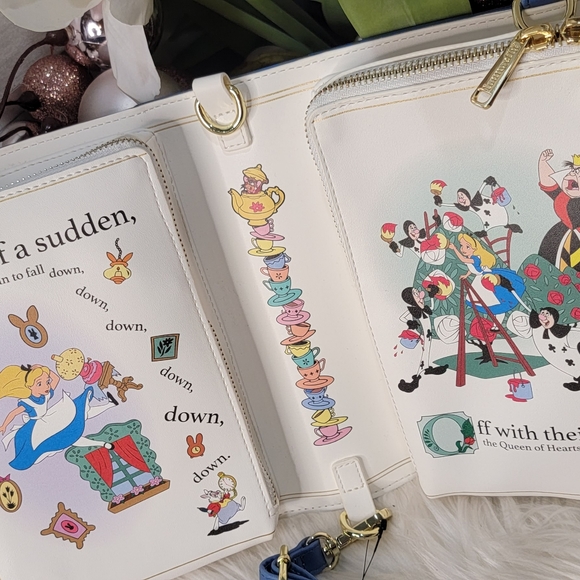 Loungefly CROSSBODY BAG - ALICE IN WONDERLAND - Picture 8 of 8